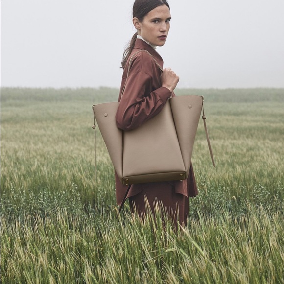 Polene Le Cabas bag. NWT. Beautiful taupe color. - Picture 3 of 12